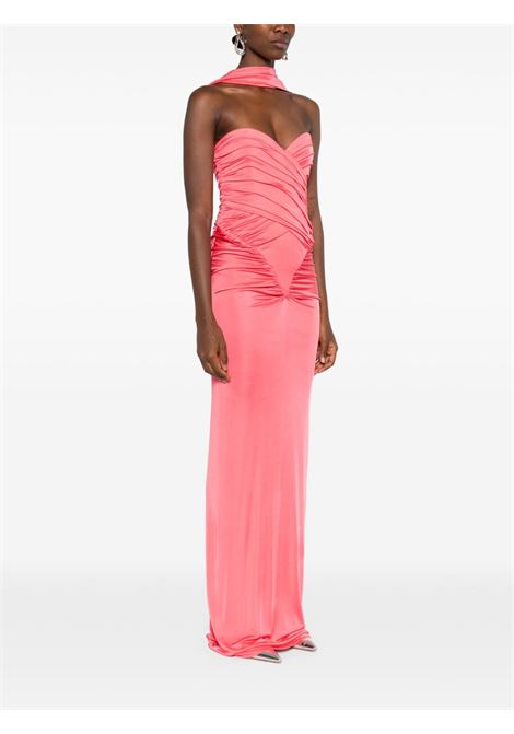 Abito da sera con scollo a cuore in rosa The new arrivals ilkyaz ozel - donna THE NEW ARRIVALS ILKYAZ OZEL | NA00303180705